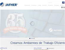 Tablet Screenshot of jafher.com.mx